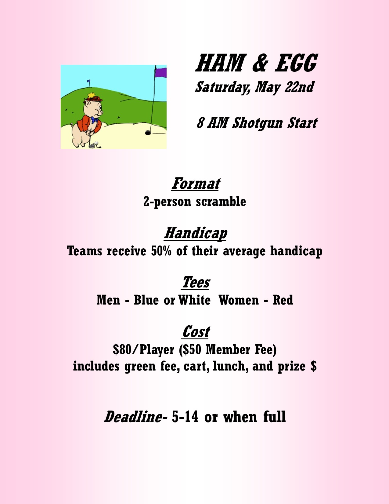 Ham and Egg Spring Valley Golf Club