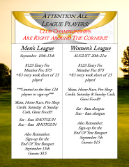 Women s League Club Championship Spring Valley Golf Club